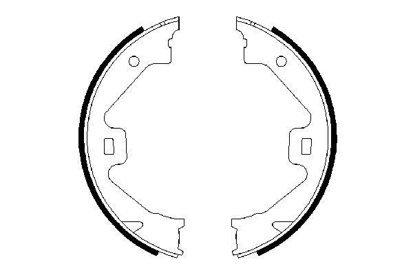 EL FREN BALATASI [160x20 MM] - BOSCH - OEM MGNSFS100190