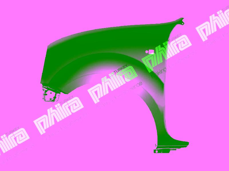 ÇAMURLUK ÖN SOL SİNYAL DELİKLİ SAC RENAULT KANGOO 1998-2003 - ORAN - OEM 7751691052