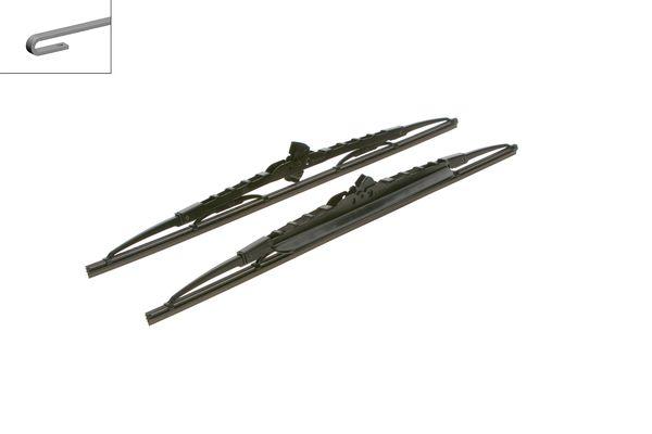 SİLECEK 47.5+47.5cm SPOILERLI TWIN HONDA CIVIC CRV FIESTA L200 PAJERO - BOSCH - OEM 7711170142