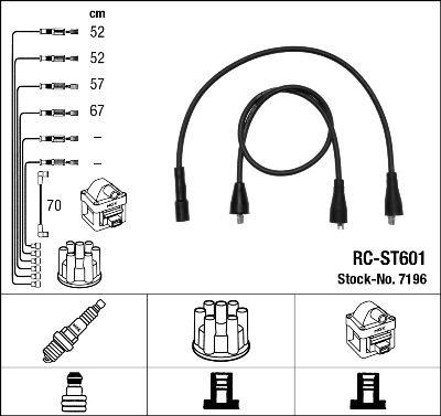RC-ST601 ATEŞLEME KABLOSU - NGK