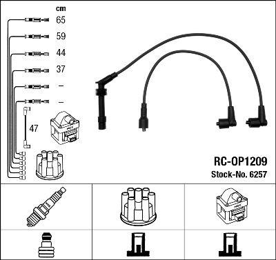 RC-OP1209 ATEŞLEME KABLOSU - NGK