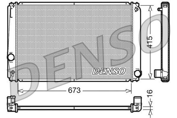 RADİATOR. ENGİNE COOLİNG TOYOTA RAV 4 III (05-13) - DENSO - OEM 164000V030