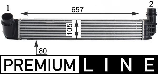 Ladeluftkühler RENAULT MEGANE (DZ0) - MAHLE