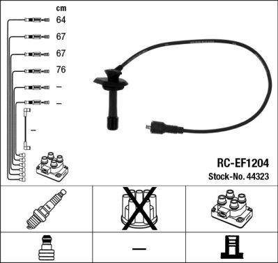 RC-EF1204 ATEŞLEME KABLOSU - NGK
