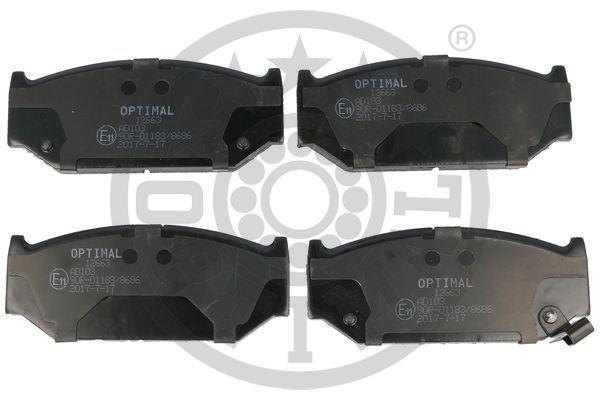 ÖN FREN BALATA SUZUKI SWIFT 1,3L 1,5L M13A M15A RS413 RS415 (MACAR) 4x2 4x4 05-> - OPTIMAL - OEM 5581057K00