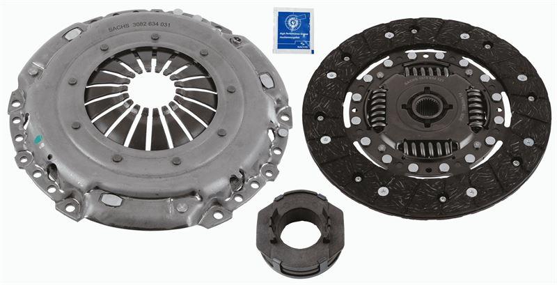 DEBRIYAJ SETI CADDY II-OCTAVIA-GOLF IBIZA-CORDOBA-A3-TOLEDO-1.9TDI-2.0(AGR.ALH-1Z.AHU-AEP-ADY) - SACHS-ITHAL - OEM 038198141AX