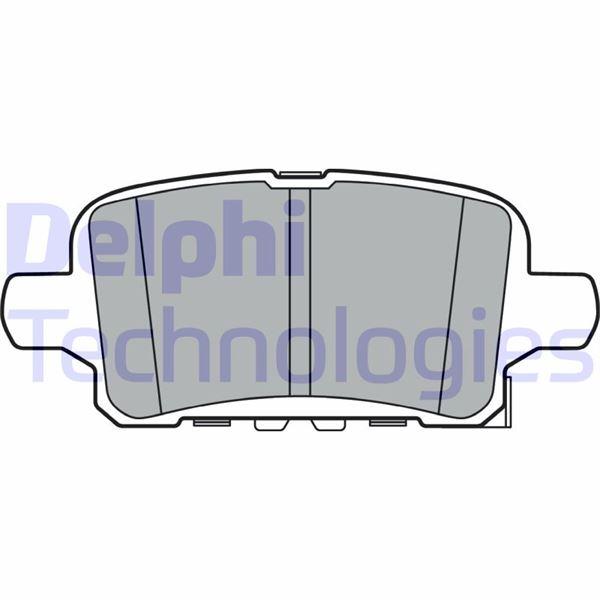 ARKA FREN BALATASI OPEL INSIGNIA B 17>16 (16 INÇ) - DELPHI - OEM 1684934080