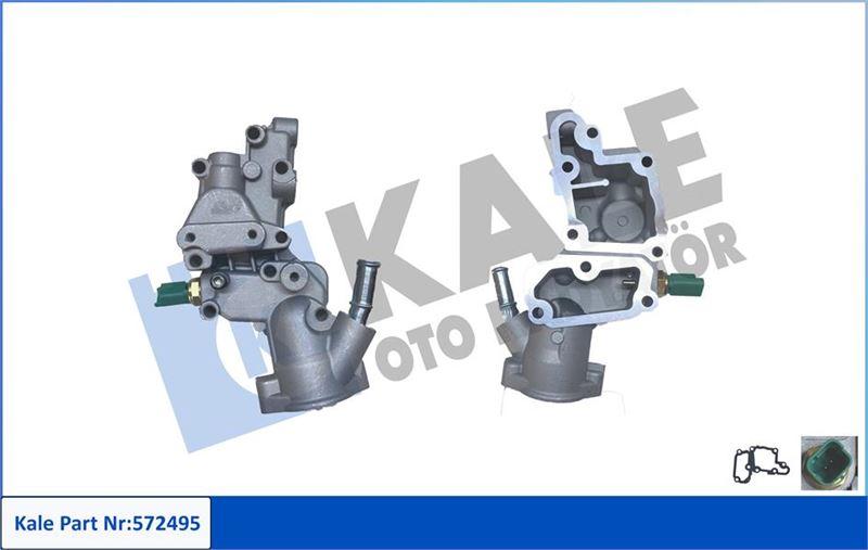 KOMPLETERMOSTAT-ALUMINIUMGÖVDELİ CITROEN BERLINGO-C2-C3 I-C3 II-XSARA-FIAT FIORINO-QUBO-PEUGEOT 1007 206-206+-207-207 SW-PARTNER - KALE - OEM 9654775080