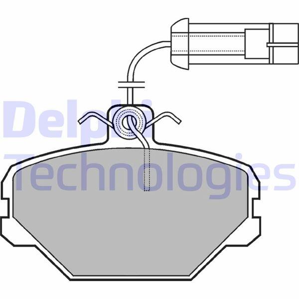 ÖN BALATA FİŞLİ TMPR-TİPO UNO 1.4-1.6 PANDA (85-04) - DELPHI - OEM 5892330