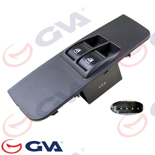 CAM AÇMA ANAHTARI FIAT LINEA ACTIVE SOL (ÇİFTLİ-ÇERÇEVELİ - SÜRÜCÜ) - GVA - OEM 735379269