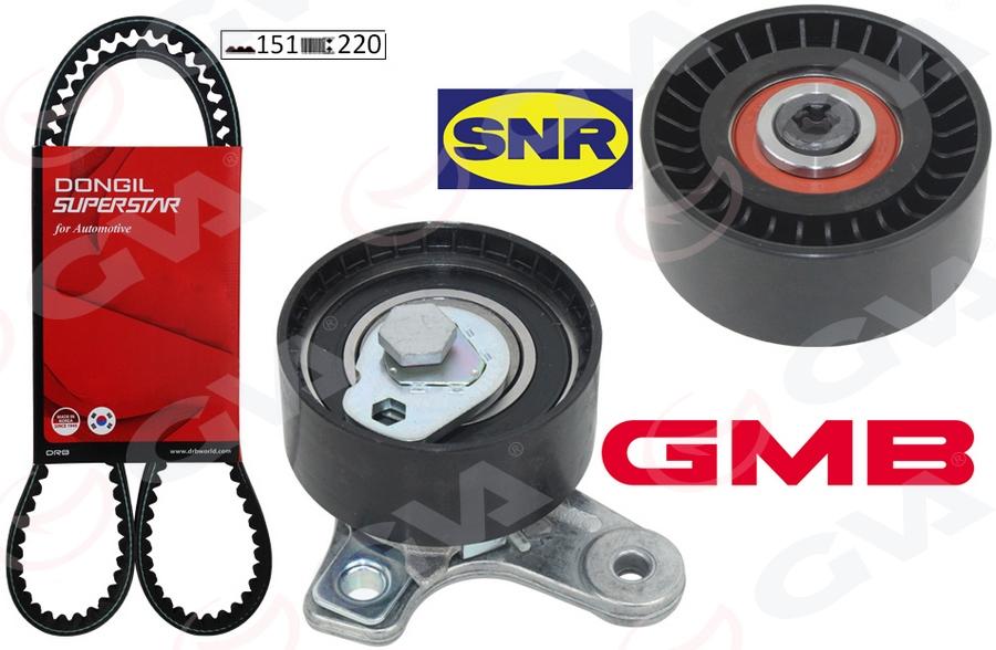 EKSANTRİK GERGİ KİTİ(151x220)ANTARA-CHEVROLET CAPTIVA-CRUZE-LACETTI-NUBIRA 07=> 2.0 D-CDI K015634XS - GVA - OEM 1629005