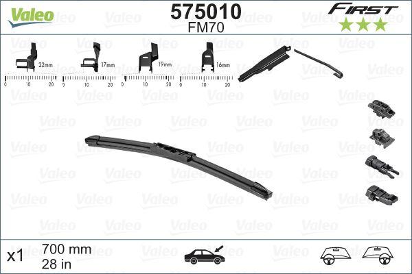ÖN SİLECEK SÜPÜRGESİ SILENCIO FLAT ASTRA K (15>)-C4-COUPE [B5] 04=> P307 CC [T5] (03-05) (700 mm) - VALEO - OEM 95519040