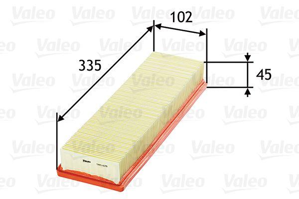 HAVA FİLTRESİ CITROEN C3-C3 PLURIEL-C3 XTR 1.1/1.4 - VALEO - OEM 1444.EA