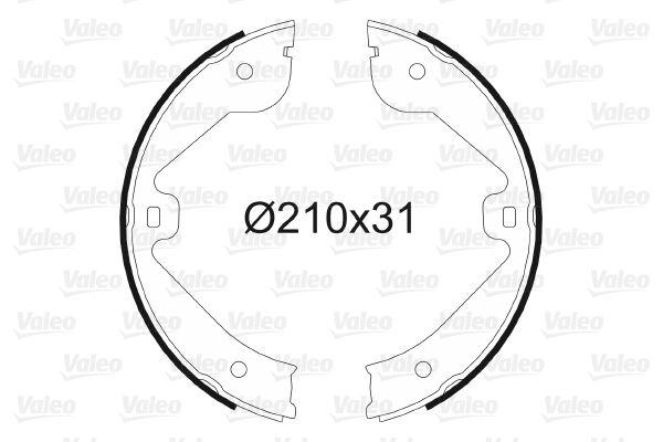 FREN BALATASI PABUCLU - R-CLASS W251 V251 R 350 CDI 4-MATIC 251.023 251.123 - R-CLASS W251 V251 R 35 - VALEO - OEM 7L0698525