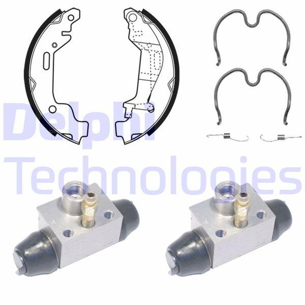 FREN PABUÇ KİTİ ARKA OPEL AGİLA 06/00>04/08 — DELPHI KP1075 - DELPHI