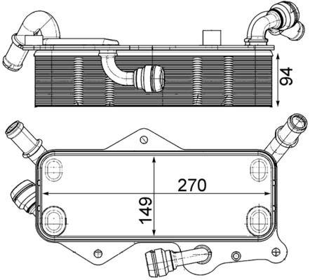 Ölkühler AUDI A6 / A7 — MAHLE CLC218000P - MAHLE