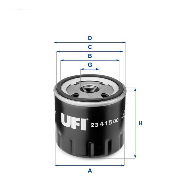 YAĞ FİLTRESİ — UFI 2341500 - UFI