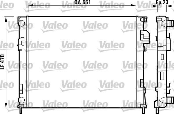 RADYATOR TAFIC - VALEO - OEM 21400-00QAN