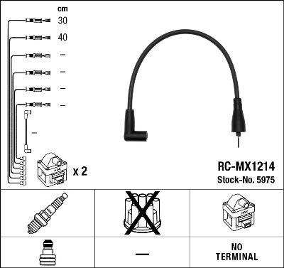 RC-MX1214 ATEŞLEME KABLOSU - NGK