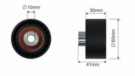 EKSANTRİK GERGİ RULMANI P307-308-407-508-607-807-EXPERT-C4-C5-C6-C8-JUMPY-SCUDO-FOCUS II-III 2.0HDI - PSA - OEM 0516.60