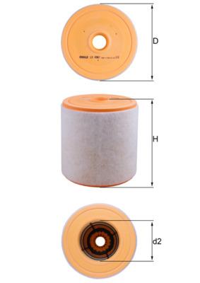 Air filter element - MAHLE