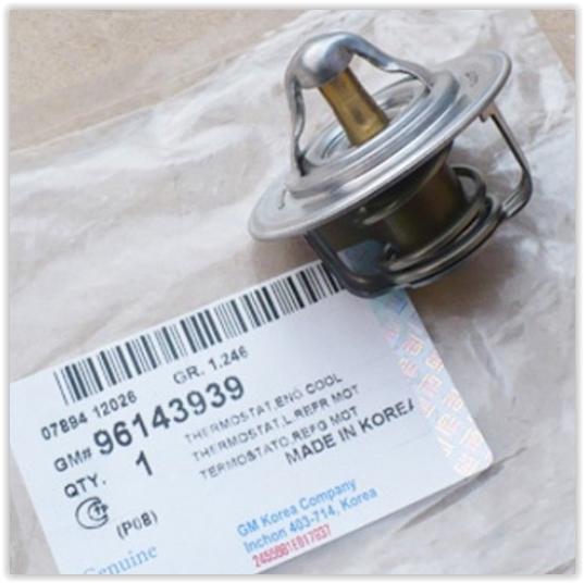 TERMOSTAT FORD TRANSIT ESCORT FIESTA CHEVROLET AVEO 1.2-NUBIRA 1.6-DAEWOO KALOS 1.4-LANOS 1.4-1.5-NUNIRA 1.6 16V-REZZO 1.8 87C - GM - OEM 96143939