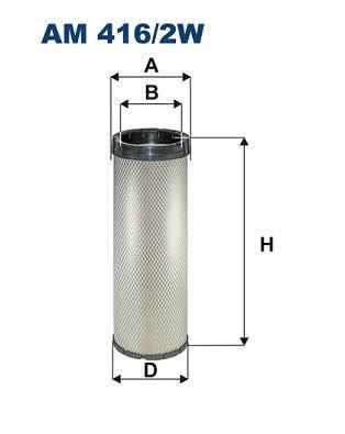 HAVA (İÇ ELEMAN) FİLTRE SCANİA 4-R-T CF1720-986626768-27.A44.00-LX323 - FILTRON - OEM 1335680