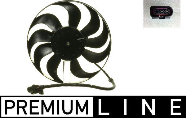 Kühlmittelkühler-/Kondensator-Lüfter SKODA FABIA / VW POLO - MAHLE