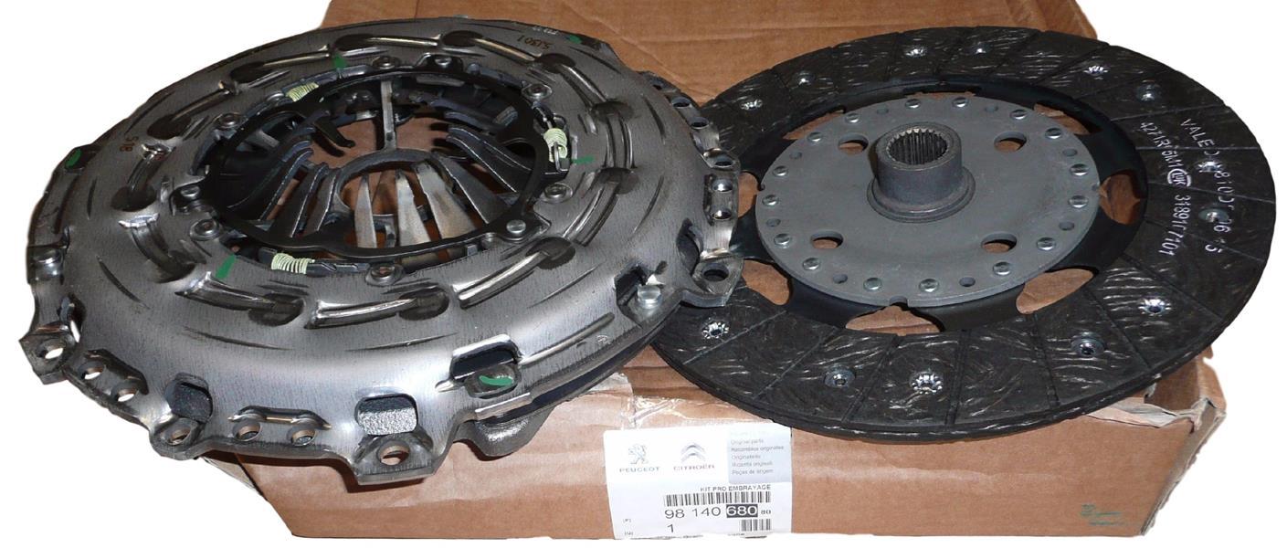 DEBRİYAJ SETİ P207-P208-P308-P508-P2008-P3008-P5008-C3-C4-C5-DS3-DS4-DS5 Euro5 1.6 HDI DV6C (MC ŞANZIMAN 6 VİTES) - PSA - OEM 9814068080