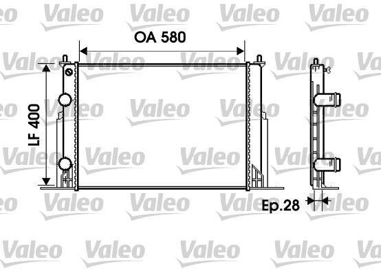 RADYATOR STILO - VALEO - OEM 46745809