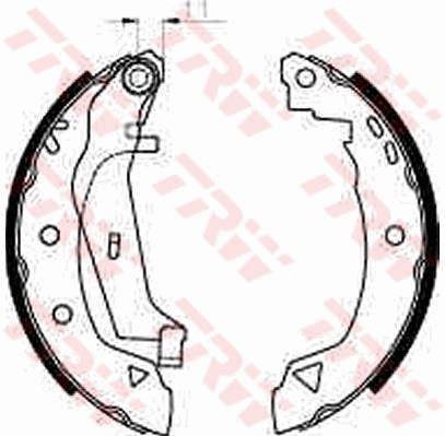 ARKA PABUÇ BALATA R19 EXP.BRAVA-BROVO-MAREA (203x39) - TRW - OEM 7701202919