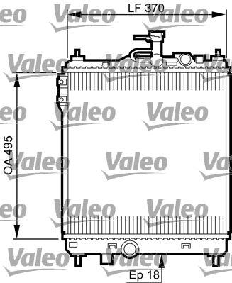 RADYATOR GETZ — VALEO VAL-734914 - VALEO - OEM 25310-1C300