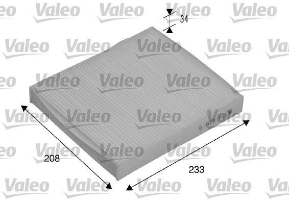 POLEN FİLTRESİ KARBONSUZ FOCUS II 1.6TDCİ 1.8 2.0 (2004-201212) VOLVO S40 C70 V50 C30 (2004-2012) - VALEO - OEM 4M5J19G244AA