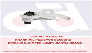 KRANK MİL (VOLANT) DEVİR SENSÖRÜ P106-P206-P306-P307-C3-C4-SAXO-XSARA-C-ELYSEE 1.4-1.6 İ (OTOMATİK) - PSA - OEM 1920.AV