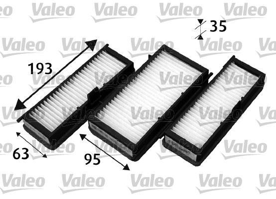 POLEN FİLTRESİ SCUDO-EXPERT-JUMPY (SET) (CU19000-3) - VALEO - OEM 1475478080