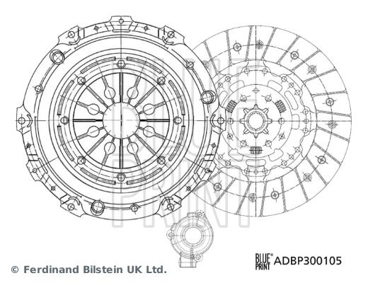 DEBRİYAJ SETİ — BLUEPRINT ADBP300105 - BLUEPRINT - OEM 0664271S2