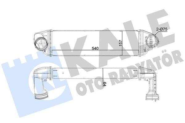 INTERCOOLER X3 AL PL BRZ - KALE - OEM 17513453726