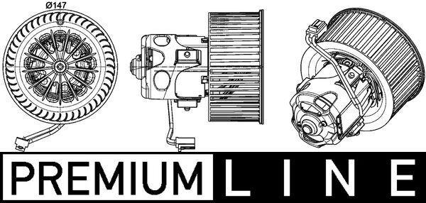 KALORIFER MOTORU BMW F07 F10 F11 F18 F12 F13 - MAHLE - OEM 64119242607