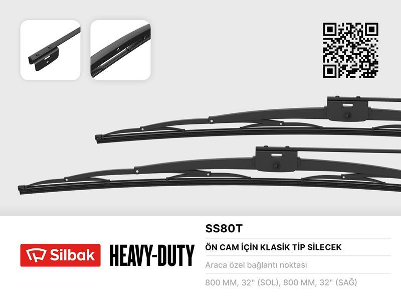 SİLECEK SÜPÜRGESİ 800MM ISUZU MİDİBUS-TURKUAZ-IVECO M25-M29-COBRA 160/BMC BELDE 220 YM 08>TEMSA PRES TİJ /MİDİBÜS 08>MB 0303-V8-80CM 08>TEMSA DİAMOND 08>IVECO M23-M50 08>MB 0402-0405-OTOKAR M3000 VİDAL - SILBAK