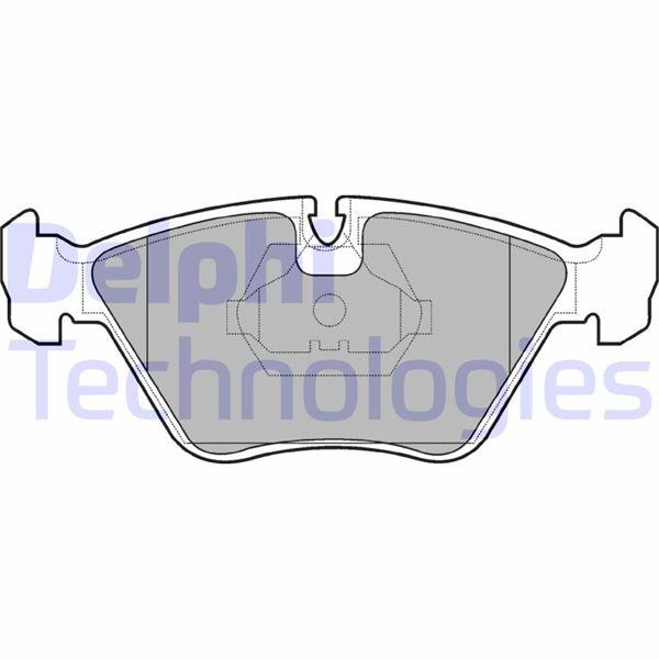 ÖN BALATA JAGUAR XJ12 6.0-6 3.2 24V-6 4.0-XJ8 3.2-4.0 (97-03)-XJS 4.0-5.3-6.0-XK8 4.0 96=> - DELPHI - OEM JLM1829
