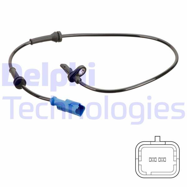 ABS SENSÖRÜ C3-C4-2008-208 03-2012> - DELPHI - OEM 9805083380