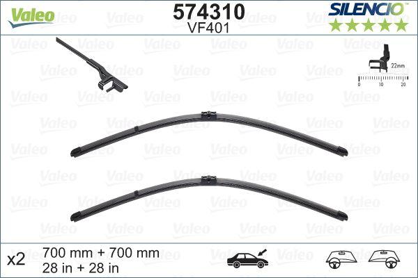 (x) SİLECEK 70+70cm (FLATBLADE-MUZ TİPİ) TOURAN-SHARAN GALAXY (119383) (3397118950 )(VM401) XTRM - VALEO - OEM 7M3955425B