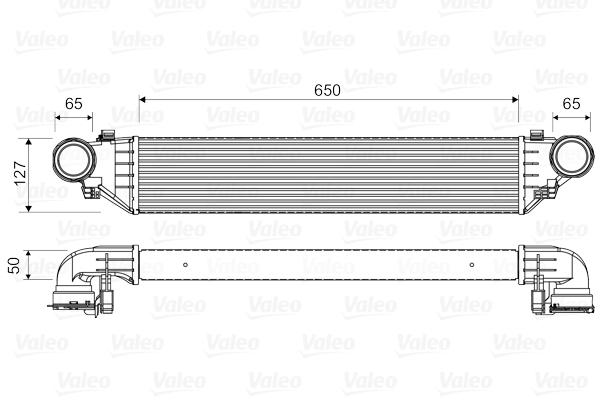 TURBO RADYATÖRÜ MERCEDES W203 00-07 S203 01-07 CL203 01-08 - VALEO - OEM A2035000000