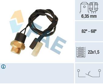 FAN MÜŞÜRÜ KABLOLU M131 DKŞ 82C/-68C - FAE - OEM 55331172