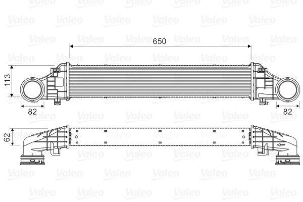 TURBOSARJ RADYATORU MERCEDES E-CLASS W211 S211 — VALEO 818587 - VALEO - OEM A2115001102