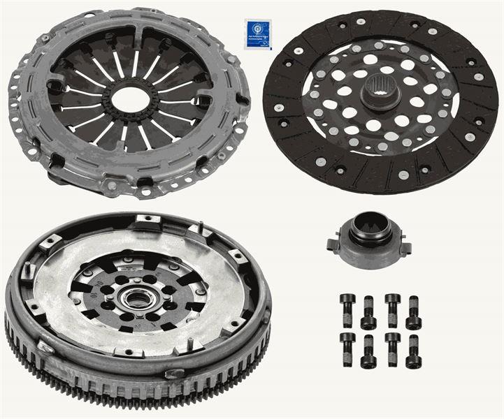 DEBRİYAJ VOLANLI SET (OYNAR) C5-C8-EVASION-JUMPY-SCUDO-ULYSSE-ZETA-406-607-806-807-EXPERT-2.0HDI (DW10ATED) - SACHS - OEM 0532.49