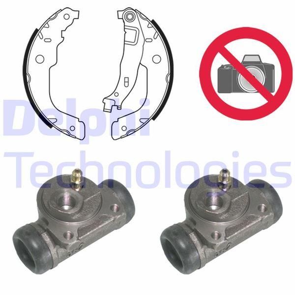 FREN PABUÇ KİTİ ARKA PEUGEOT 207 06/06> - DELPHI