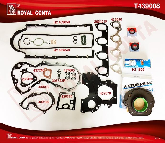 MOTOR TAKIM CONTA ( REINZ KEÇELİ&S.LASTİKLİ ) (SKCSİZ) CONNECT 1.8 TDCI 02>14 FOCUS I 98>04 1.8 TD - ROYAL - OEM 2M5Q6008AAT