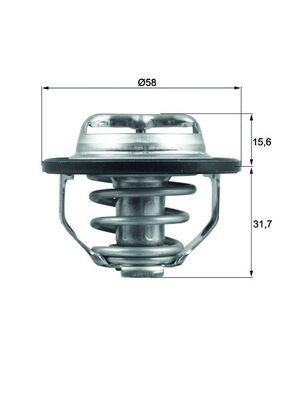 TERMOSTAT OPEL  VECTRA C ZAFIRA A 2.2 (1338034) - PSA - OEM 12622410