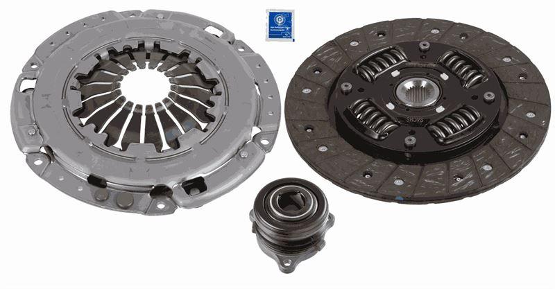 DEBRİYAJ SETİ+HİDROLİK RULMANI (KİT-CSC İLE) LACETTI-NUBIRA 1.4-1.6-1.8 16V (F14D3-F16D3) 2004 => - SACHS - OEM 96349031